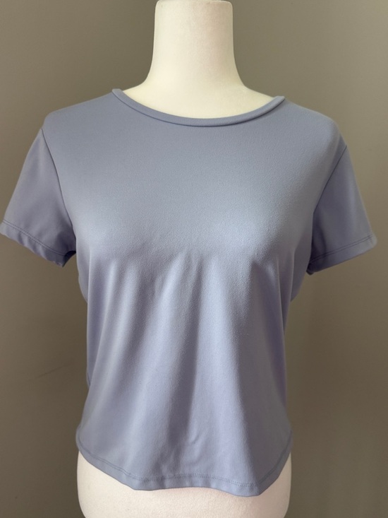 Womens Baby Tee Light Blue Size Medium - Picture 2 of 8